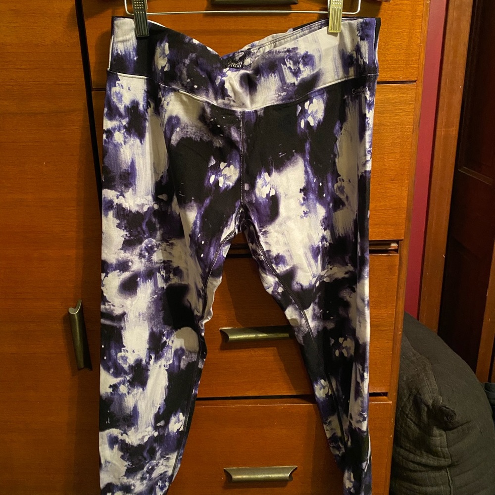 Exercise Leggings, Size XL, Calvin Klein